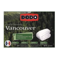 Couette tempérée Vancouver - 200 x 200 cm - Blanc><noscript><img width=