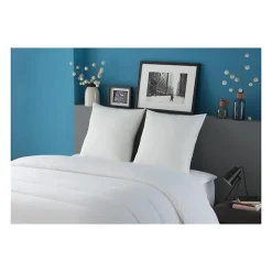 Lot de 2 oreillers Tendance - 60 x 60 cm - Garnissage 100% Polyester fibre creuse siliconée - Blanc>Dodo