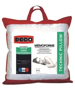 Dodo Oreiller a mémoire de forme Memoforme - 60 x 60 cm* Oreiller Mémoire De Forme
