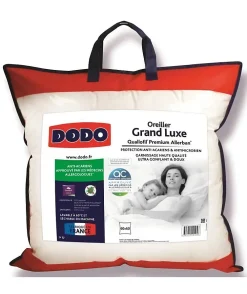 Oreiller Grand luxe Quallofil Allerban - 60 x 60 cm - Blanc>Dodo Clearance