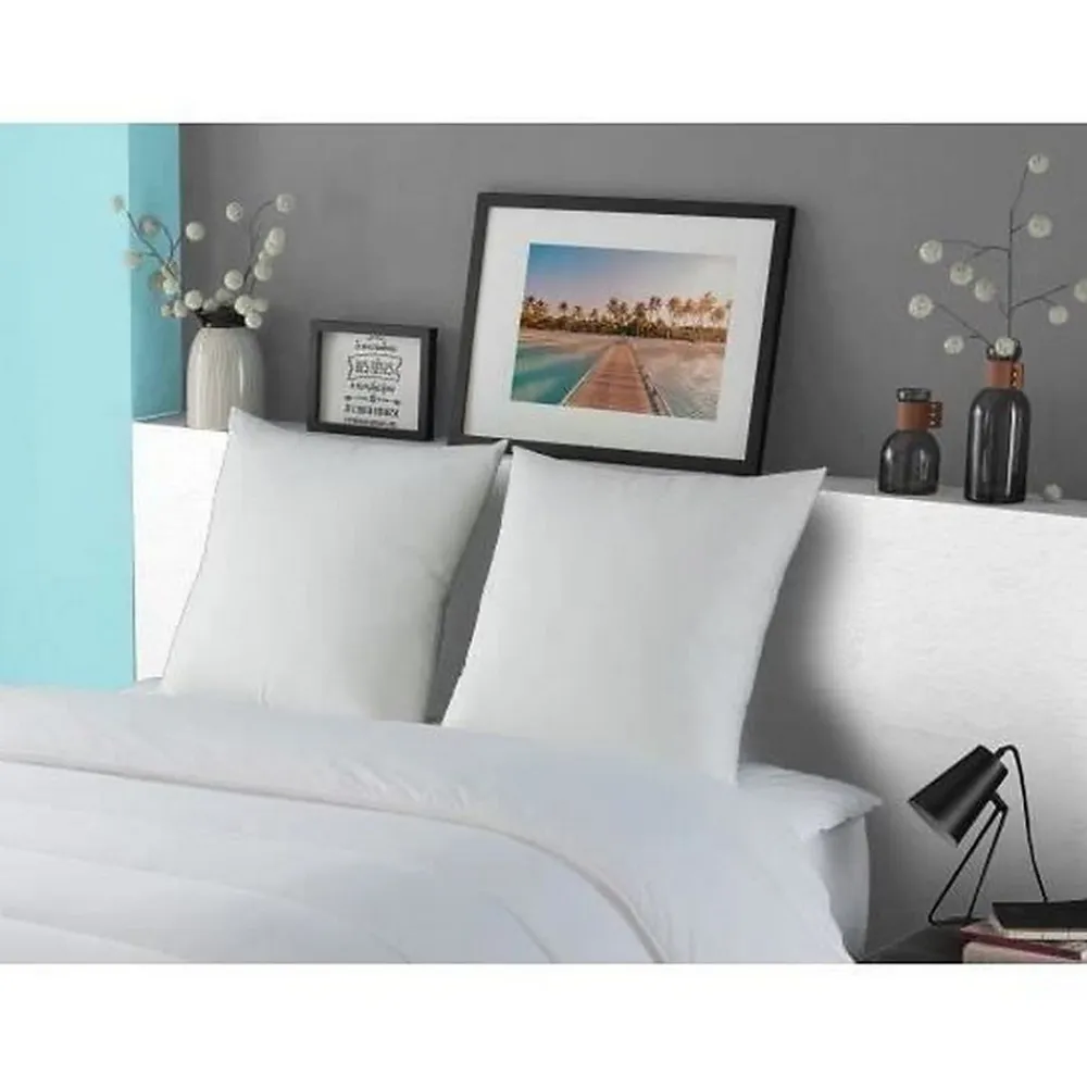 Oreiller LUXOR 60x60 cm - 100% Coton - Effet Duvet>Dodo Hot