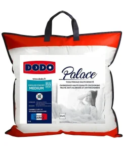 Oreiller Percale Anti-Acariens PALACE - 65 x 65 cm>Dodo New