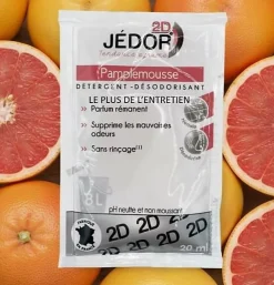 Dosettes 2D détergent nettoyant désodorisant - Jédor - Parfum Pamplemousse (100 dosettes)>Le Plus De L'Entretien Outlet