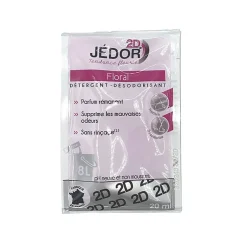 Dosettes 2D détergent nettoyant désodorisant - Jédor - Parfum Floral (100 dosettes)>Le Plus De L'Entretien Hot