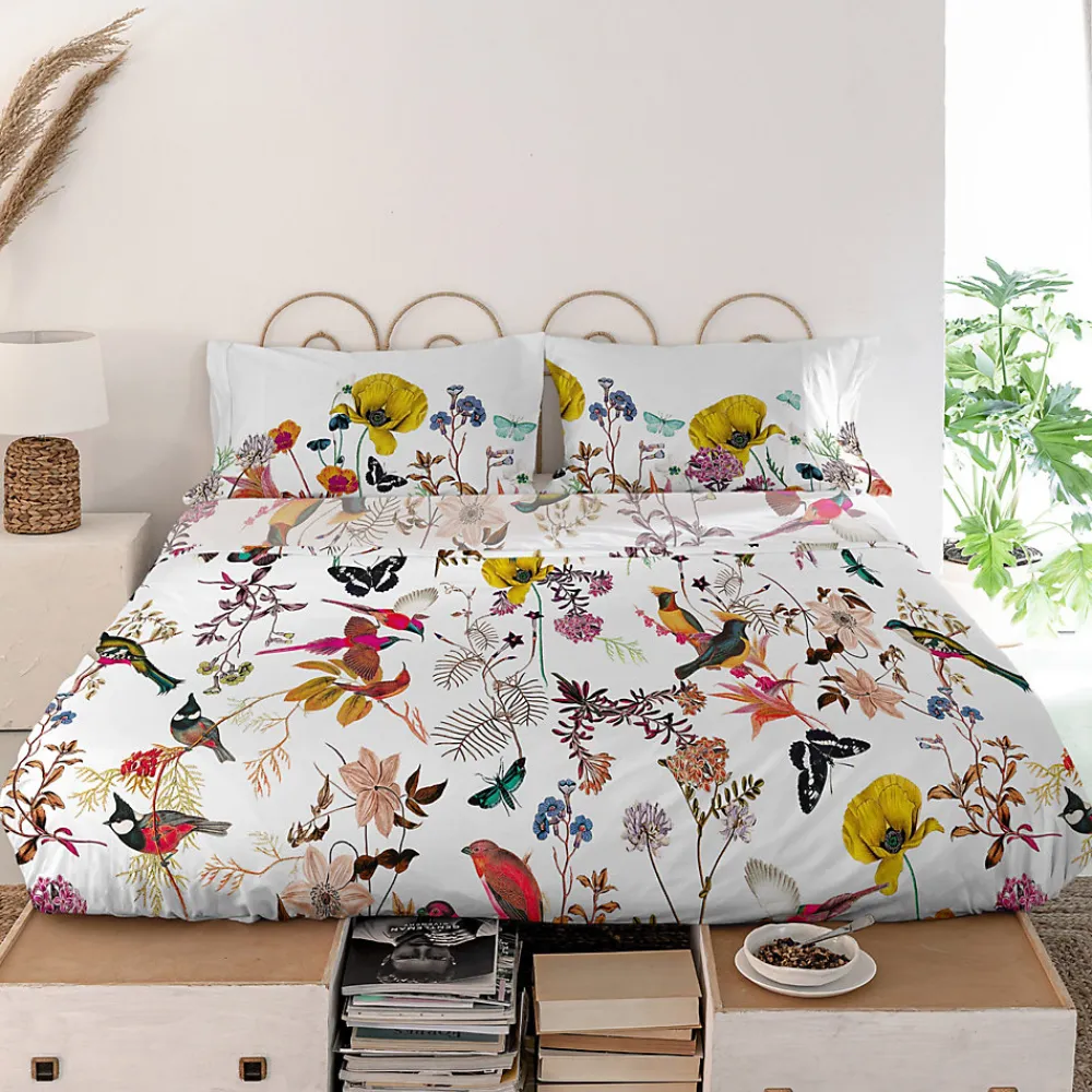 Drap Birds of paradise 100% Coton>Happyfriday Outlet