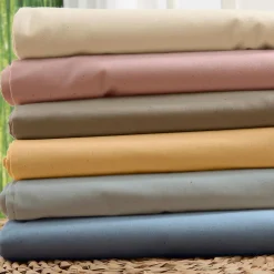 Drap housse 100% coton biologique - bonnet 30 cm (90x190 cm - Bronze)>Tradilinge New