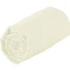Drap housse 100% coton biologique - bonnet 30 cm (90x200cm - Sable)>Tradilinge Best