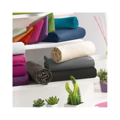 Univers Décor Drap housse 57 fils/cm² toutes dimensions - Turquoise - 200 x 200 cm* Drap Housse|Drap Housse