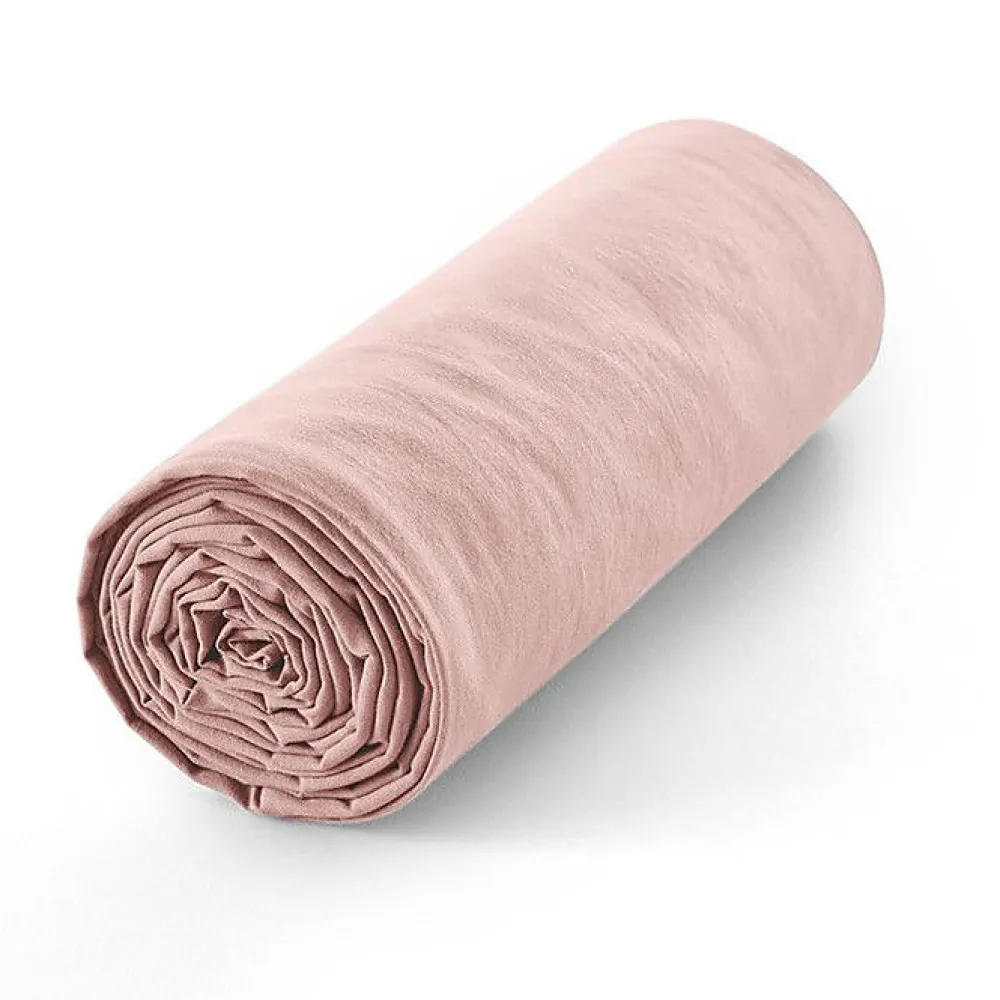 Coton Pur Drap housse 180 x 200 cm bonnet 30 cm "Prémium" pour lit 2 places King Size - Prémium Rose Dragée* Drap Housse|Drap Housse