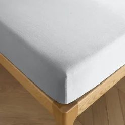 Coton Pur Drap housse 200 x 200 cm bonnet 30 cm "Prémium" pour lit 2 places King Size - Prémium Nuage* Drap Housse|Drap Housse