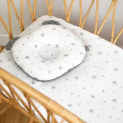 Sevira Kids Drap housse berceau en coton Stella* Drap Housse|Drap Housse