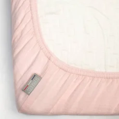 Sevira Kids Drap housse berceau en gaze de coton à carreaux* Drap Housse|Drap Housse