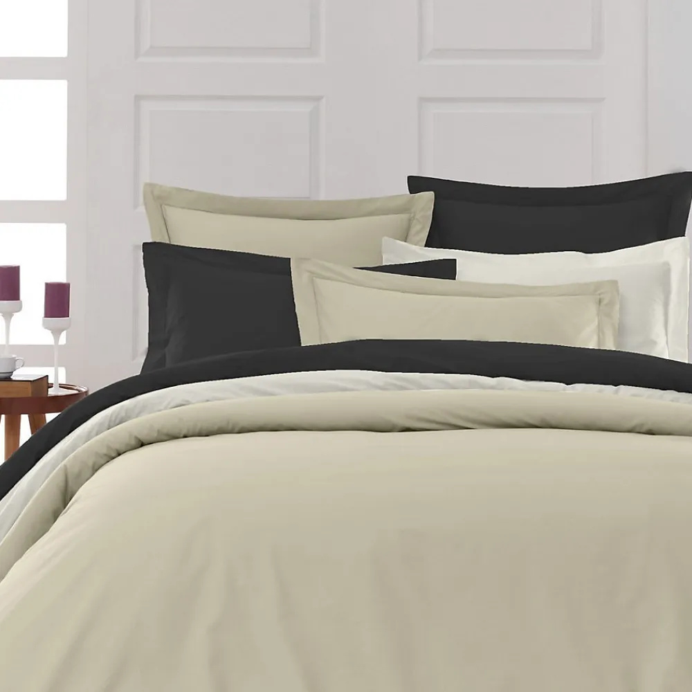 Drap housse bonnet 40 cm en percale coton PLUSFicelle 140x190 cm SOFT PERCALE>Sensei Maison Clearance