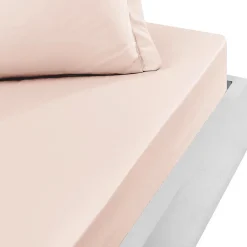 Sensei Maison Drap housse bonnet 40 cm en percale coton PLUSPoudre 140x190 cm SOFT PERCALE* Drap Housse|Drap Housse