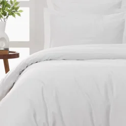 Sensei Maison Drap housse bonnet 40 cm en percale coton PLUSBlanc 200x200 cm SOFT PERCALE* Drap Housse|Drap Housse