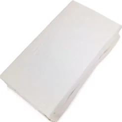 Linnea Drap housse CONCERTO satin de coton 200x200 cm bonnet 40 cm uni beige Craie* Drap Housse|Drap Housse