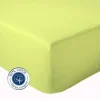 Drap Housse coton bonnet 23 cm fabriqué en France (160x190 cm - Vert)>Tradilinge Clearance
