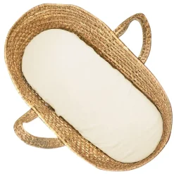 Sevira Kids Drap housse couffin ovale en gaze de coton Jeanne* Drap Housse|Drap Housse
