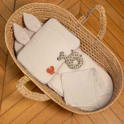 Drap housse couffin ovale en gaze de coton Jeanne>Sevira Kids Best