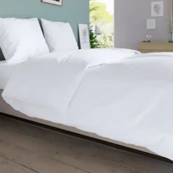 Dodo DRAP HOUSSE - ANTIBACTERIENS - BLANC - 140X190 cm - Bonnet 32 cm* Drap Housse|Drap Housse