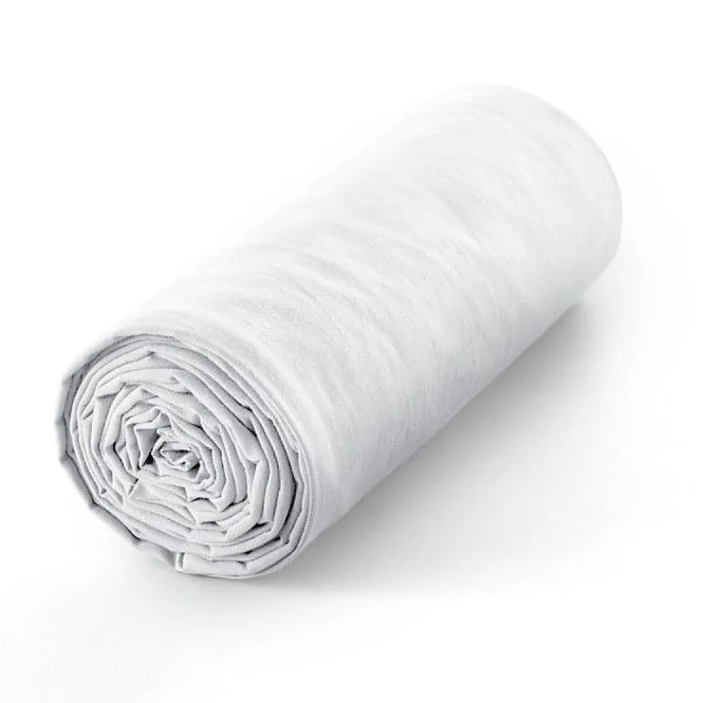 Sleep Retreat Drap housse "Drift" pur coton teint lavé 57 fils/cm² toutes dimensions - Blanc - 180 x 200 cm bonnet de 30 cm* Drap Housse|Drap Housse