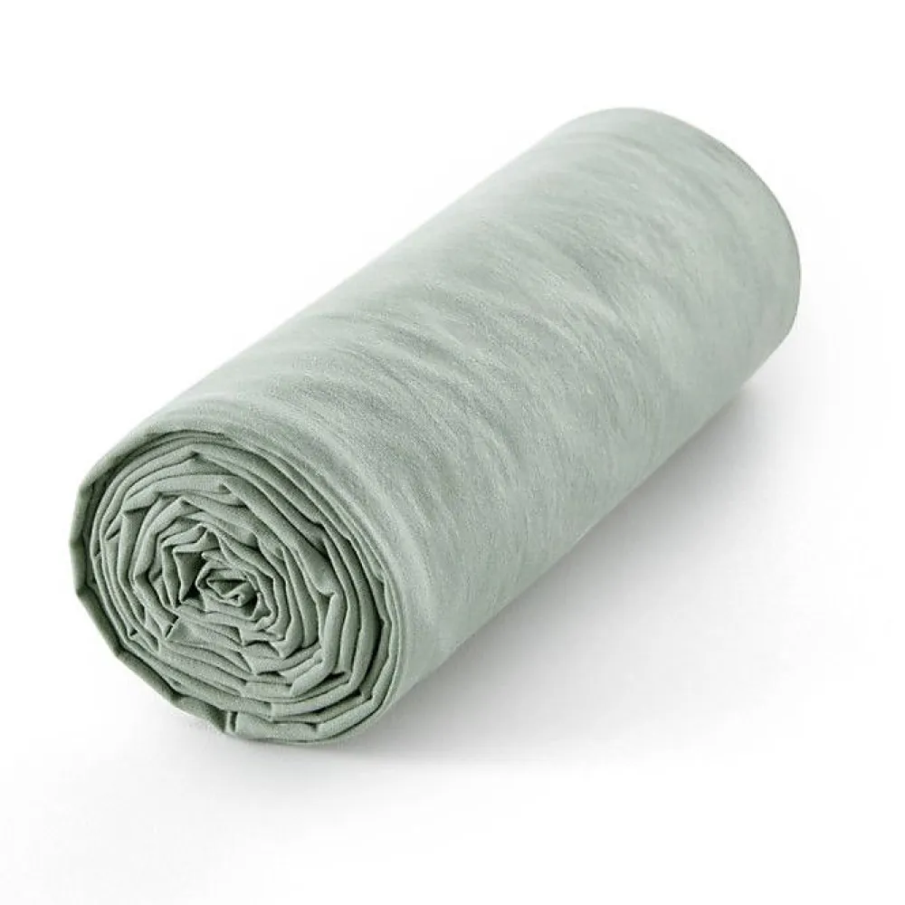 Drap housse "Drift" pur coton teint lavé 57 fils/cm² toutes dimensions - Vert - 180 x 200 cm bonnet de 30 cm>Sleep Retreat Clearance