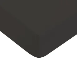 Drap housse en coton 57 fils uni bonnet 25cm 90x200cm>Future Home Outlet