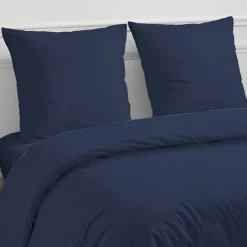 Drap housse en coton 57 fils uni bonnet 25cm 140x200cm><noscript><img width=
