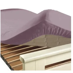 Eden Drap housse en coton 57 fils Lilas* Drap Housse|Drap Housse