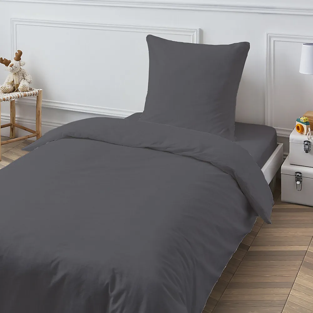 Drap housse en coton 57 fils uni bonnet 25cm 90x200cm>Future Home Hot