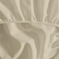 Drap housse en coton bonnet 30 cm Ficelle 80x200 cm STUDIO>Sensei Maison Discount