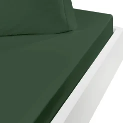 Drap housse en coton bonnet 30 cm Lichen 120x190 cm STUDIO>Sensei Maison Online