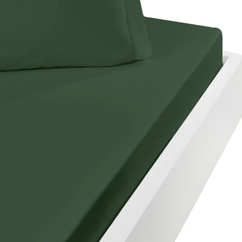 Sensei Maison Drap housse en coton bonnet 30 cm Lichen 200x200 cm STUDIO* Drap Housse|Drap Housse