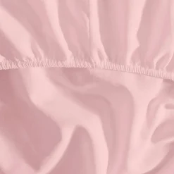 Drap housse en coton bonnet 30 cm Poudre 200x200 cm STUDIO>Sensei Maison Outlet