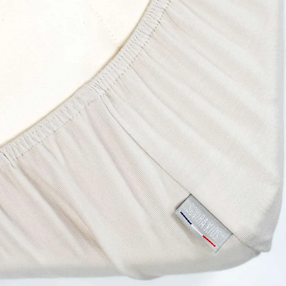 Drap housse en coton jersey Uni>Sevira Kids Hot
