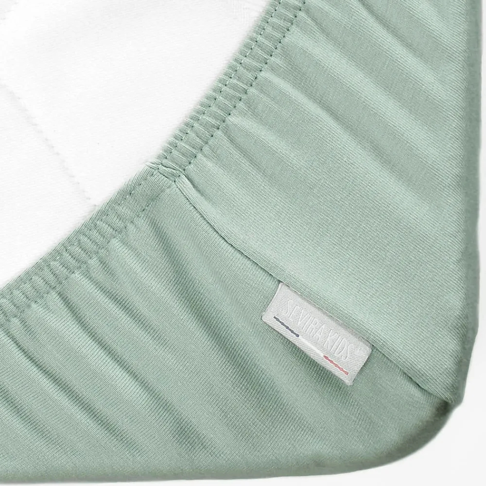 Drap housse en coton jersey Uni>Sevira Kids Discount