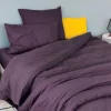 Drap housse en coton Lavé (80x200 cm - Violet parme)>Toison d'Or Clearance