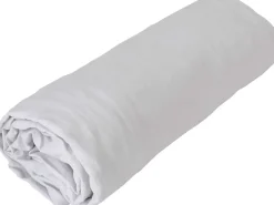 Toison d'Or Drap housse en coton Lavé (160x200 cm - Gris Perle)* Drap Housse|Drap Housse