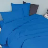 Drap housse en coton Lavé (80x200 cm - Bleu Encre)>Toison d'Or Online