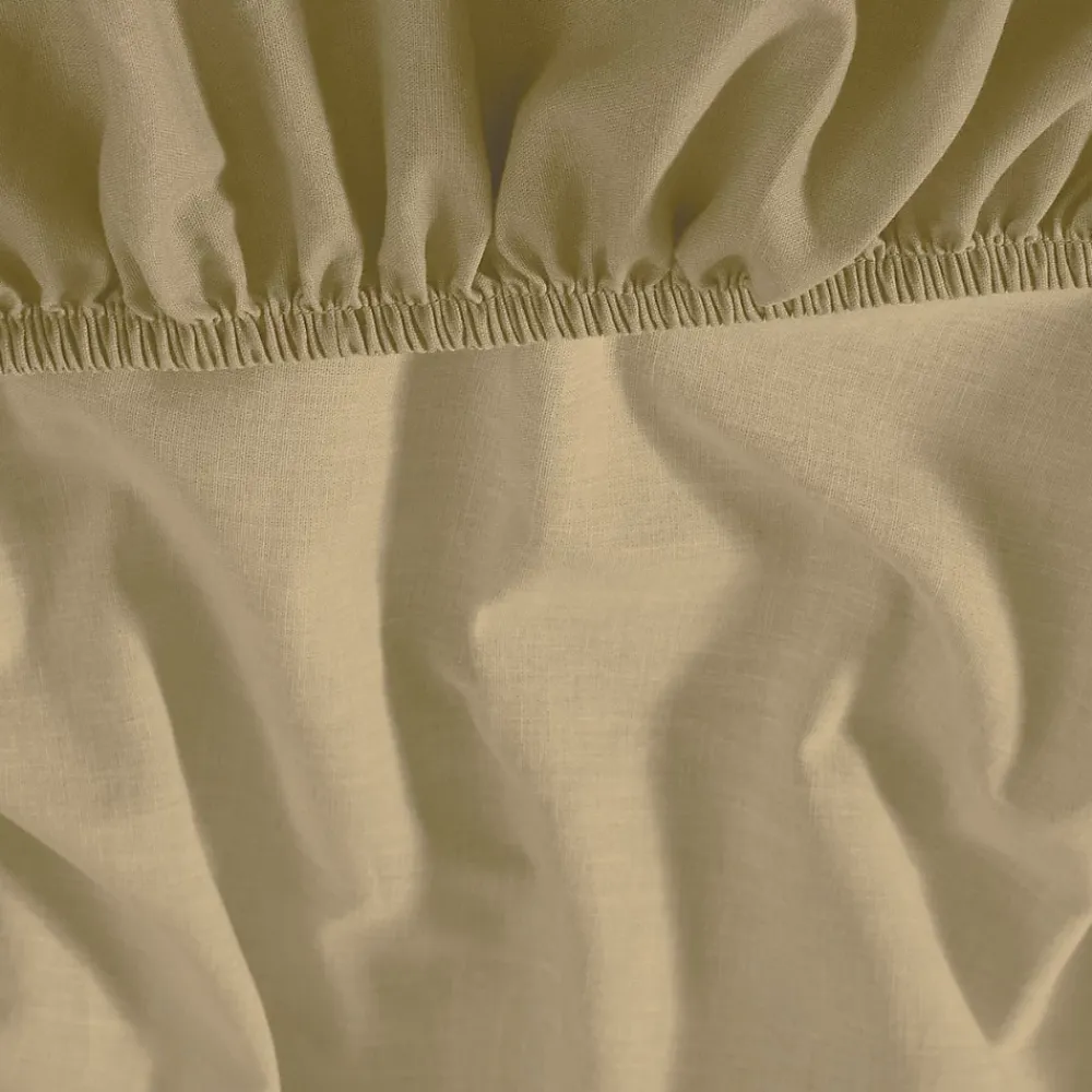 Sensei Maison Drap housse en coton lavé biologique bonnet 30 cm Corde 90x190 cm ORGANIKA* Drap Housse|Drap Housse