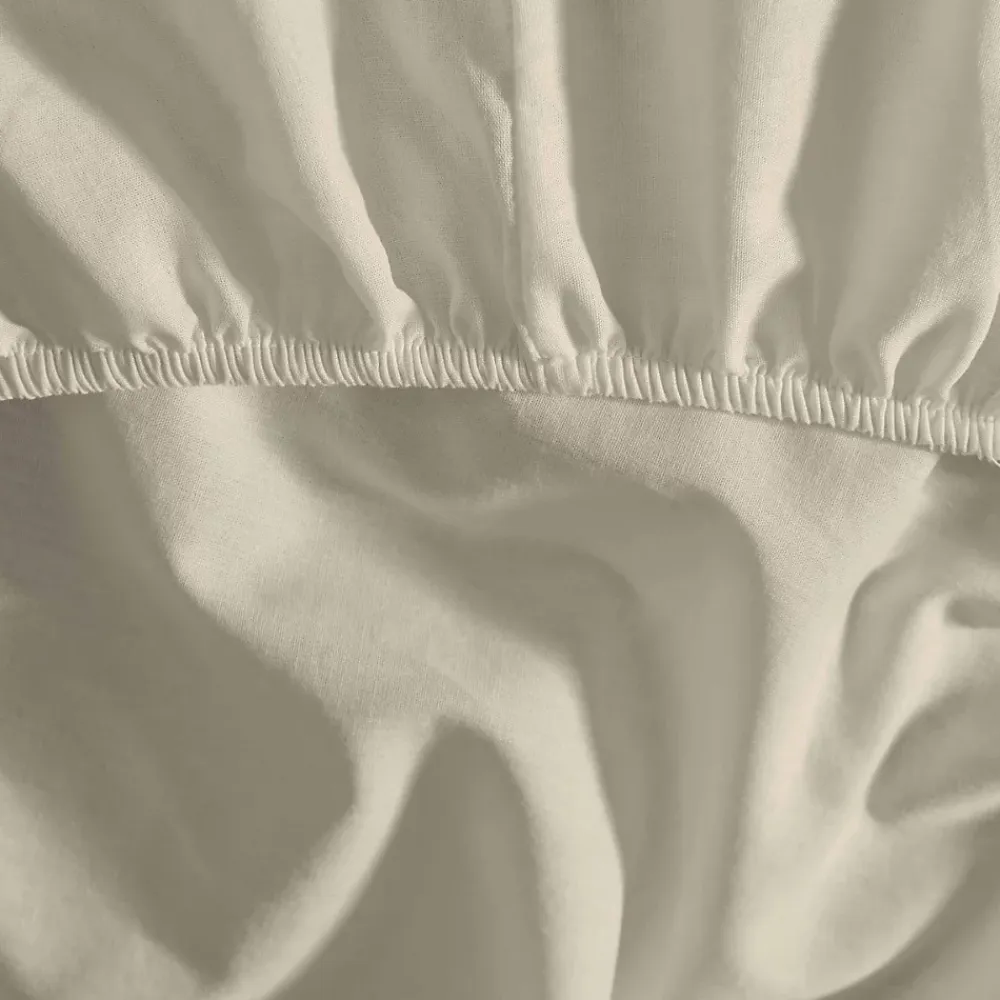 Sensei Maison Drap housse en flanelle de coton bonnet 30 cm Ficelle 90x190 cm KLAPPEN* Drap Housse|Drap Housse