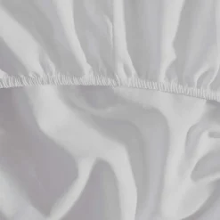 Sensei Maison Drap housse en flanelle de coton bonnet 30 cm Blanc 80x200 cm KLAPPEN* Drap Housse|Drap Housse