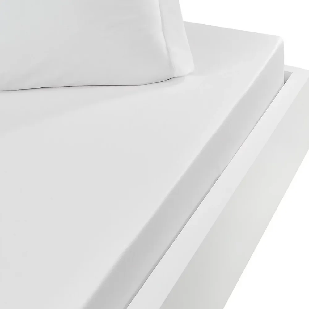 Sensei Maison Drap housse en flanelle de coton bonnet 30 cm Blanc 80x200 cm KLAPPEN* Drap Housse|Drap Housse