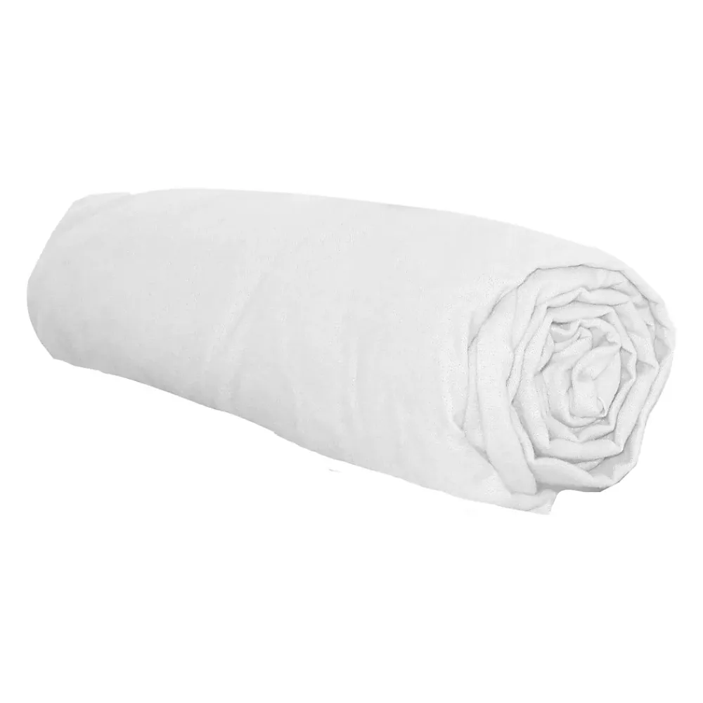 Tradilinge Drap housse en flanelle (90x190 cm - Blanc)* Drap Housse|Drap Housse