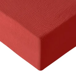 Sensei Maison Drap housse en gaze de coton bonnet 30 cm Terracota 140x200 cm LOFT* Drap Housse|Drap Housse