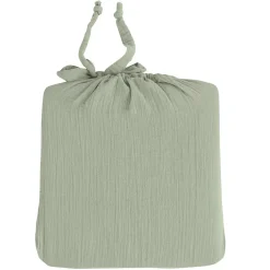 Sensei Maison Drap housse en gaze de coton bonnet 30 cm Sauge 160x200 cm LOFT* Drap Housse|Drap Housse