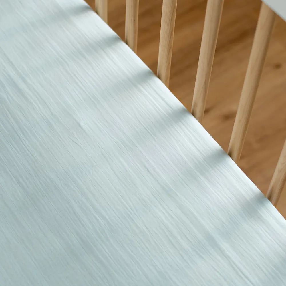 Drap housse en gaze de coton à carreaux>Sevira Kids Online