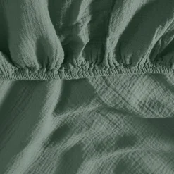 Drap housse en gaze de coton bonnet 30 cm Lichen 80x200 cm LOFT><noscript><img width=