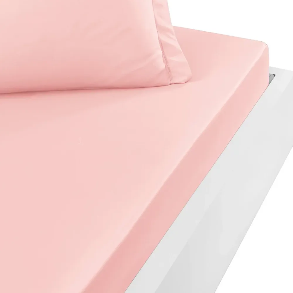 Sensei Maison Drap housse en percale de coton bonnet 30 cm Poudre 90x200 cm SOFT PERCALE* Drap Housse|Drap Housse