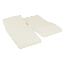 Sensei Maison Drap housse en percale de coton pour lit articulé Ecru 180x200 cm SOFT PERCALE* Drap Housse|Drap Housse